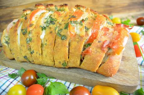 pan, pan relleno, pan gratinado, panes, receta de pan, pan receta, como se hace pan, como se hace, las delicias de mayte,