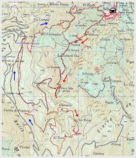 Beyo-El L.lusuriu-Renorios-El L.lumbriru-La Cuesta