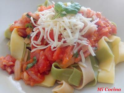 PARPPARDELLE ALL´ AMATRICIANA