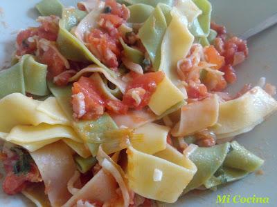 PARPPARDELLE ALL´ AMATRICIANA