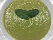 Sopa guisantes menta