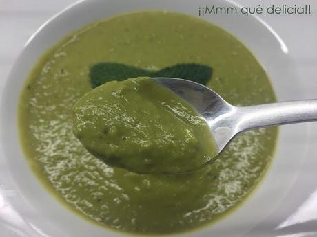 SOPA DE GUISANTES Y MENTA