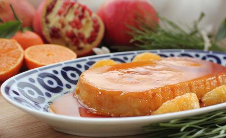 RECETA - FLAN DE MANDARINAS