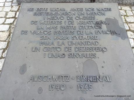 Auschwitz y Birkenau; el recuerdo del horror
