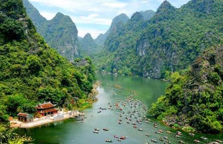 ruta e desde hanoi a ninh binh