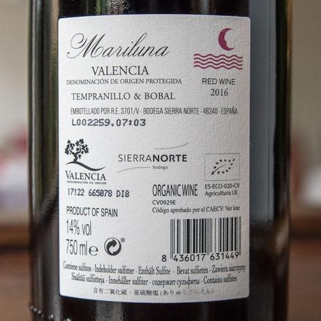 Mariluna Vino Tinto 2016