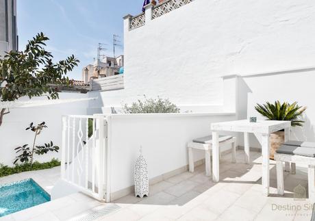 Un encantador hotel de apartamentos en Sitges