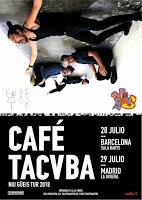 Conciertos de Café Tacva en Madrid y Barcelona
