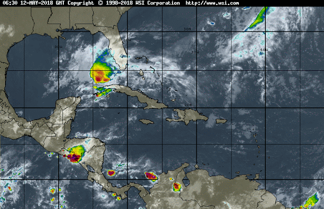 ONAMET pronostica lluvias para esta tarde y la noche por una vaguada.