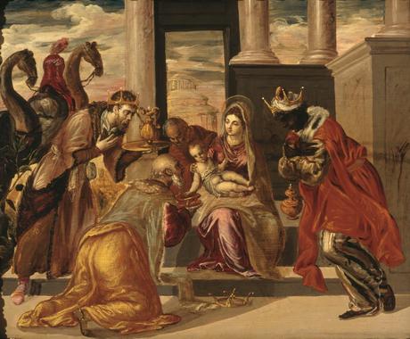 Resultado de imagen de El Greco etapa cretense AdoraciÃ³n de los Magos