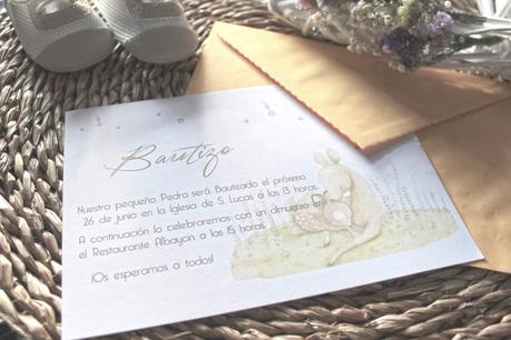 Tiernas Invitaciones de Bautizo mis secretos de boda events