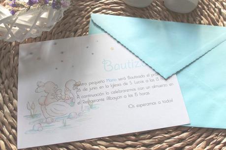 Tiernas Invitaciones de Bautizo mis secretos de boda events