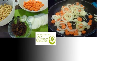 Ensalada  de garbanzos agridulce