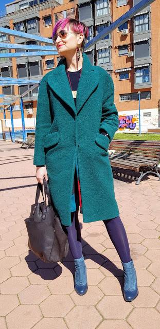 Verde y azul marino Verde y azul marino