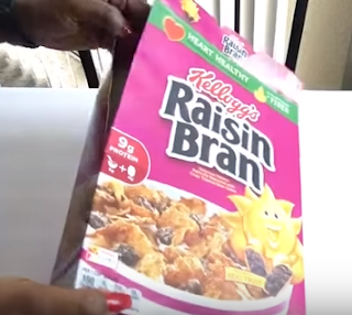 Con cajas de cereal aprende cómo hacer marcos para espejos