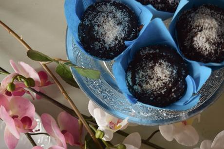 Muffins De Chocolate y Coco Veganos