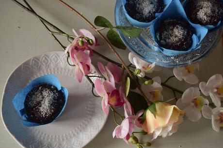 Muffins De Chocolate y Coco Veganos
