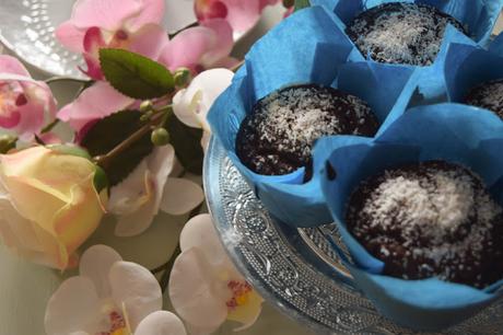 Muffins De Chocolate y Coco Veganos
