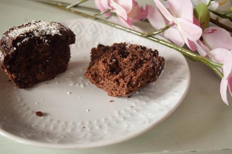 Muffins De Chocolate y Coco Veganos