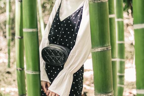 DOTS DRESS BEHIND BAMBOO