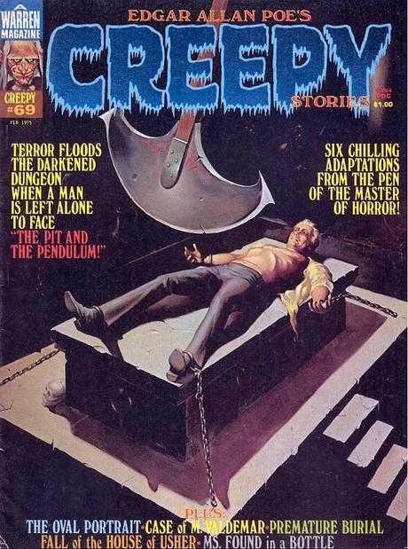 Portada de Creepy Magazine 69