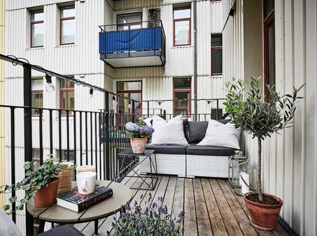 terrazas nórdicas hygge estilo escandinavo diseño exterior decorar terrazas decoración terraza nórdica balcones nórdicos   