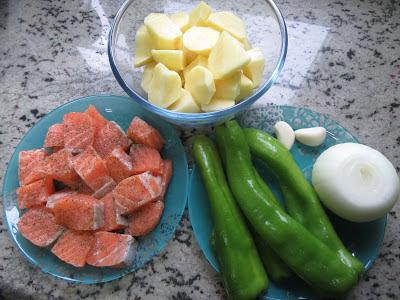 Marmitako de salmón Thermomix