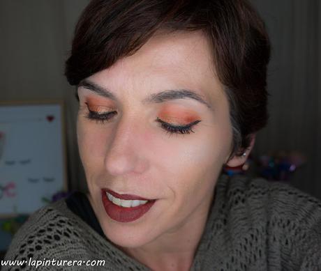 Paleta Twilight de Focallure: Reseña, swatches y looks 15 look 01 rostro 03