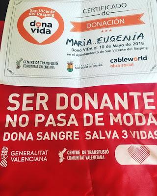 Dona Sangre, Dona Médula, San Vicente del Raspeig, Solo Yo, 