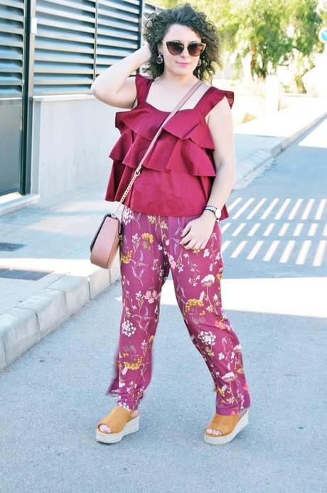 Total look burdeos Total look burdeos