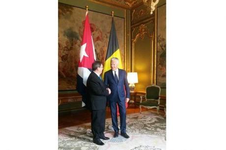 Ministro de Exteriores de Bélgica recibe en Bruselas a Bruno Rodríguez
