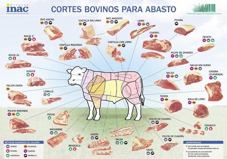 Cortes de Carnes - Argentina y España