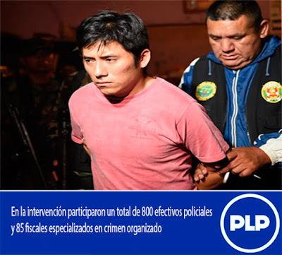 GERENTE MUNICIPAL DE HUARAL INTEGRABA ORGANIZACIÓN CRIMINAL…