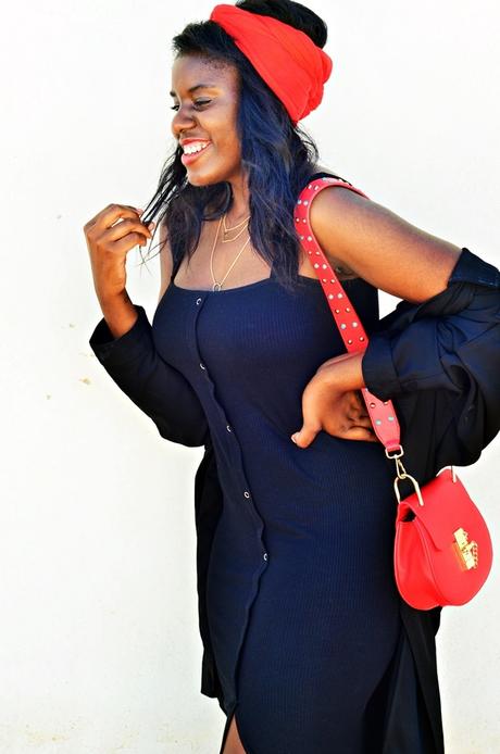 MIDI BLACK DRESS MIDI BLACK DRESS