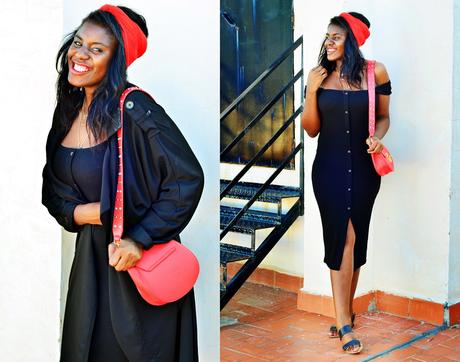 MIDI BLACK DRESS MIDI BLACK DRESS