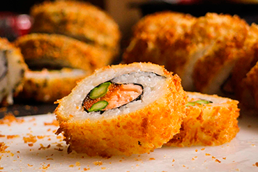 Receta de sushi apanado. (con un toque de cebollín) Imagen relacionada