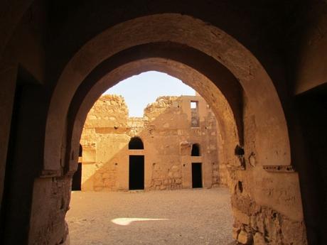 Castillo del desierto Qasr Kharana. Jordania