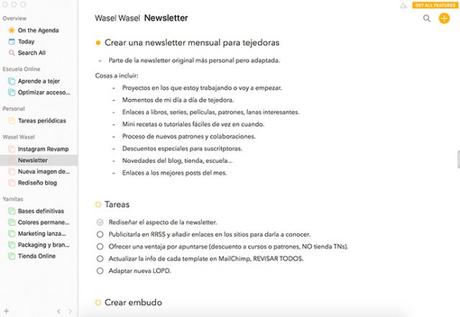 Gestión de proyectos con Agenda