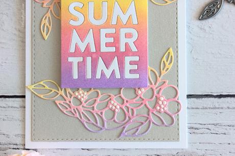 Summer Card + SSS Sending Sunshine BLOG HOP