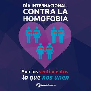 Día Internacional contra la Homofobia, Transfobia y Bifobia.