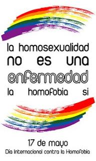 Día Internacional contra la Homofobia, Transfobia y Bifobia.