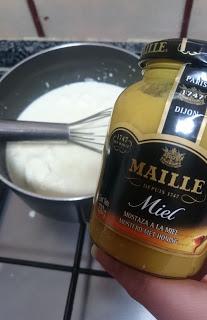 Mini cheesecakes de mostaza a la miel