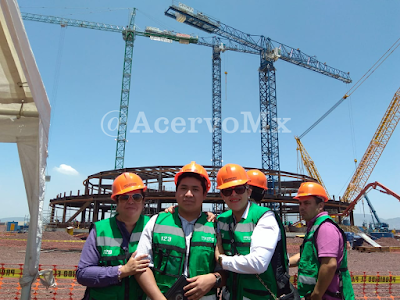 EL CONSEJO COORDINADOR EMPRESARIAL DE TEXCOCO, GRÁFICO DE ORIENTE Y ACERVO MEXIQUENSE, AGRADECEN AL GRUPO AEROPORTUARIO EL RECORRIDO POR LA CONSTRUCCIÓN DEL NAICM.