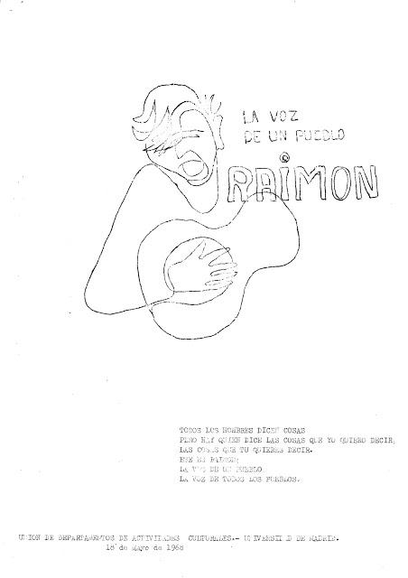 Raimon en Madrid. Un 18 de mayo de 1968