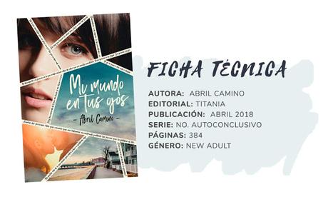 Reseña: MI MUNDO EN TUS OJOS - Abril Camino