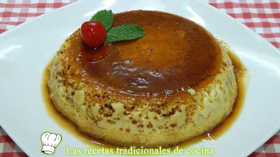 Cómo hacer flan de queso mascarpone