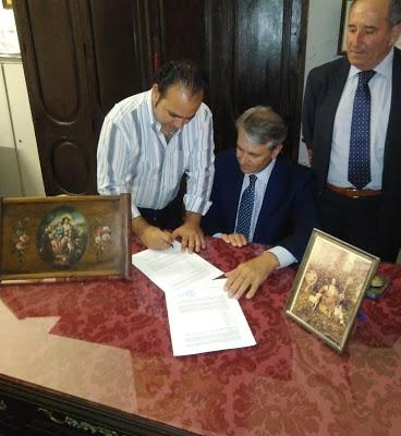 Renovación del contrato con la Banda de Nuestra Señora de la Soledad de Cantillana