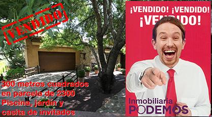 el villano arrinconado, humor, chistes, reir, satira, Podemos, inmobiliaria, Pablo Iglesias
