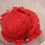 Sorbete de frambuesas con rosas sorbete de frambuesas con rosas