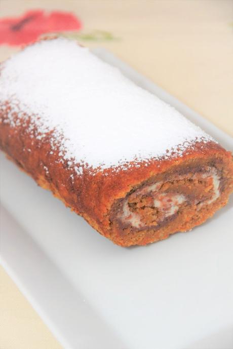 Brazo de gitano de zanahoria y chocolate: Reto “Alfabeto Dulce”